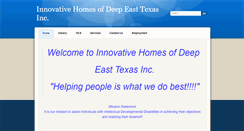 Desktop Screenshot of innovativehomesdet.com